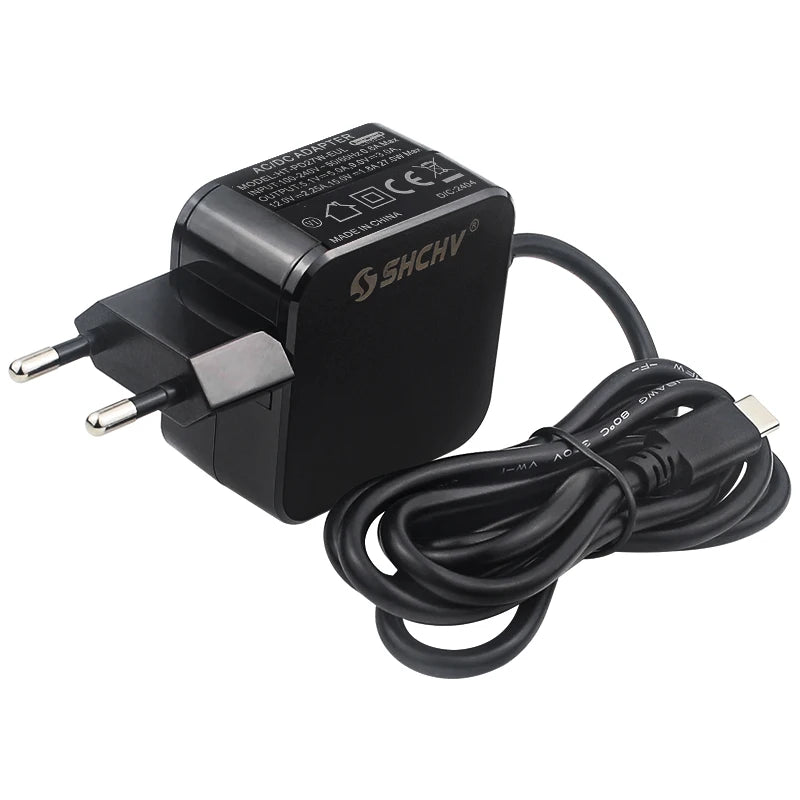 Custom Pi 5 Power Supply PD 27W 5.1V 5A USB Type-C Power Adapter EU US UK Plug for RPI 5 Pi5