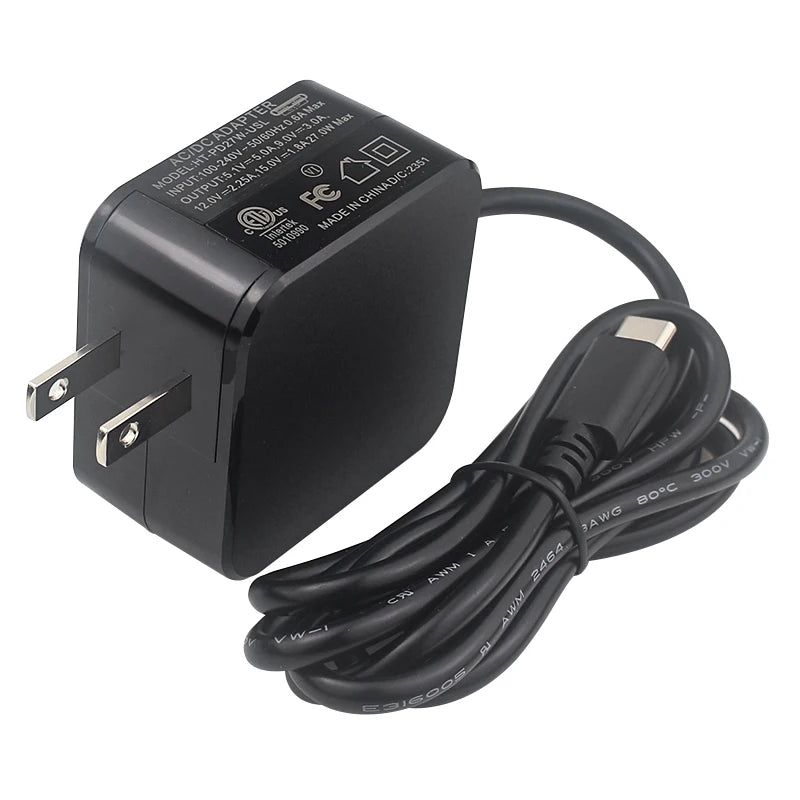 Custom Pi 5 Power Supply PD 27W 5.1V 5A USB Type-C Power Adapter EU US UK Plug for RPI 5 Pi5