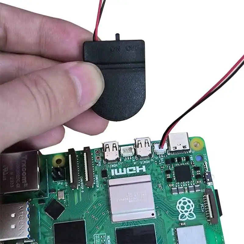 Custom Pi 5 RTC Battery Housing Without Battery