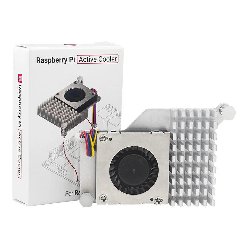 Custom Pi Active Cooler with Adjustable Speed Cooling Fan Metal Heatsink Radiator for     Pi 5