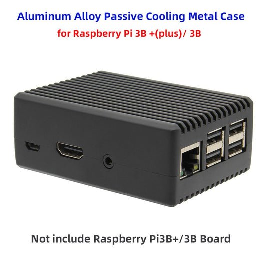 Raspberry Pi Aluminum Alloy Passive Cooling Metal Case for Raspberry Pi 3B +(plus)/ 3B customize