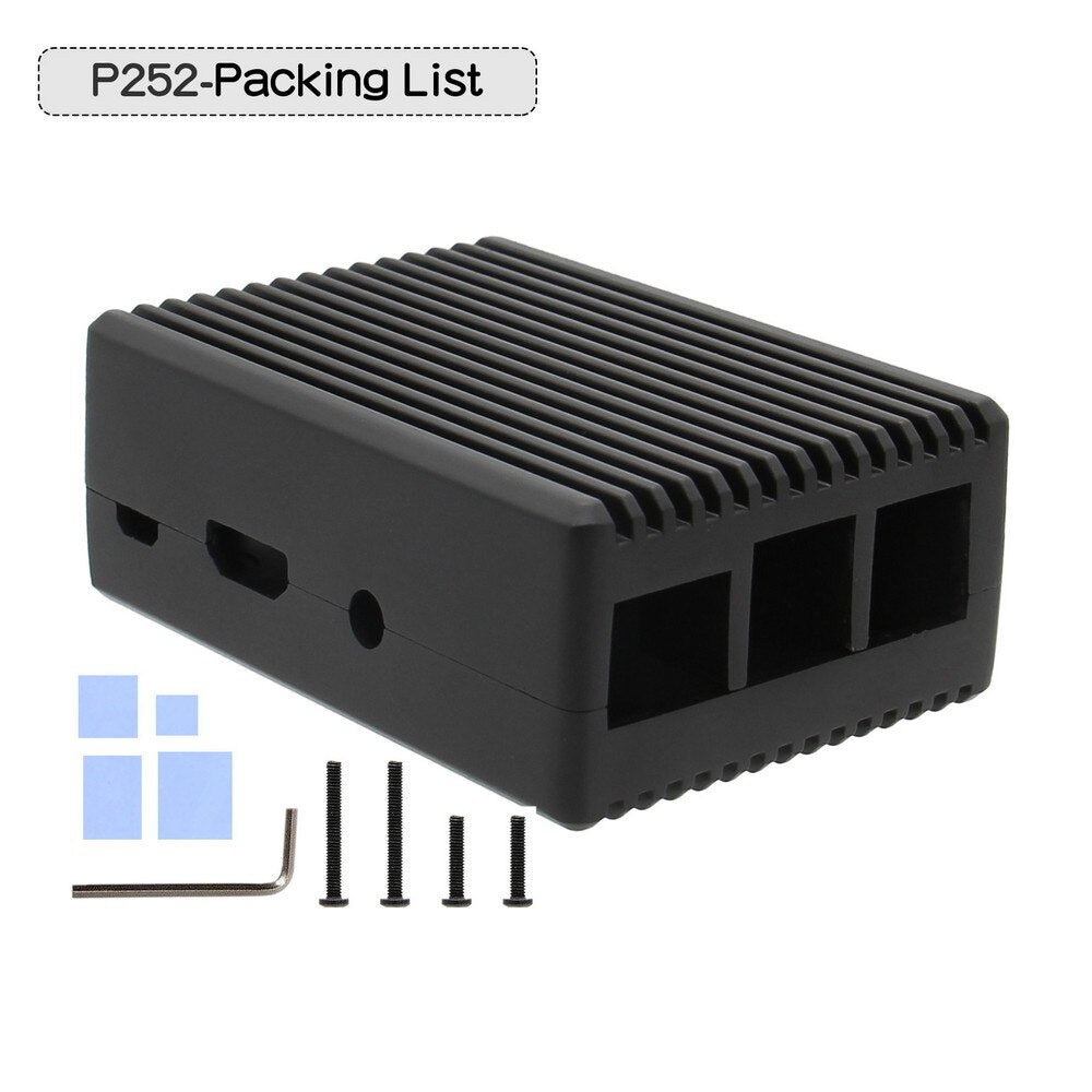 Raspberry Pi Aluminum Alloy Passive Cooling Metal Case for Raspberry Pi 3B +(plus)/ 3B customize