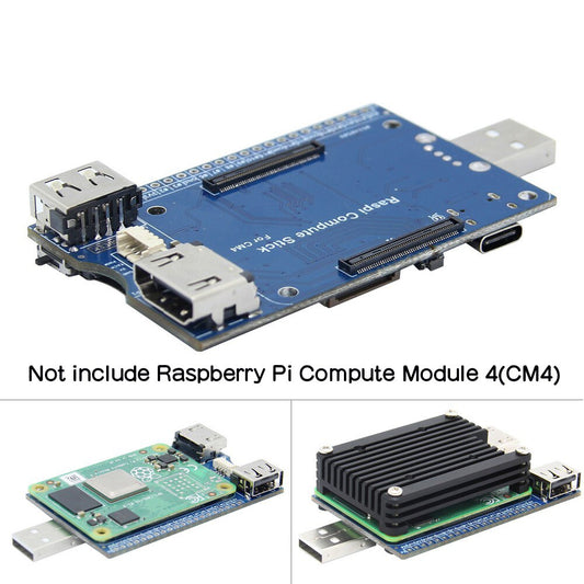 Raspberry Pi CM4 IO Board Stick with Heatsink for Raspberry Pi Compute Module 4 customize