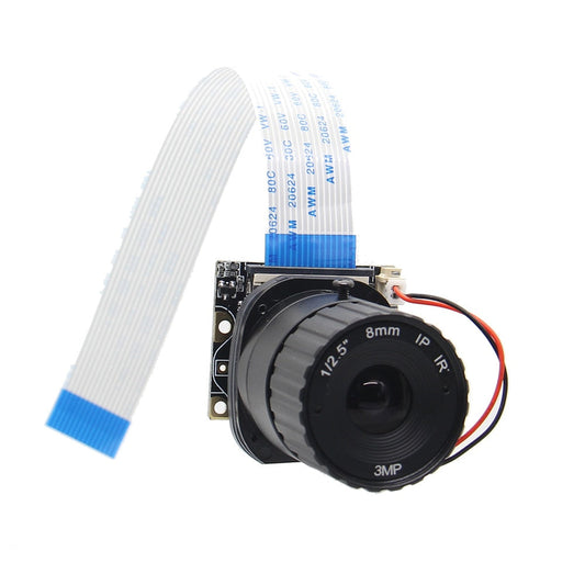 Raspberry Pi IR-CUT Camera Module 5MP 8mm Focal Adjustable Length Night Vision NoIR Camera for Raspberry Pi 3 Model B+/3B/Zero W customize