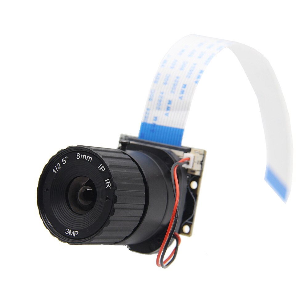 Raspberry Pi IR-CUT Camera Module 5MP 8mm Focal Adjustable Length Night Vision NoIR Camera for Raspberry Pi 3 Model B+/3B/Zero W customize