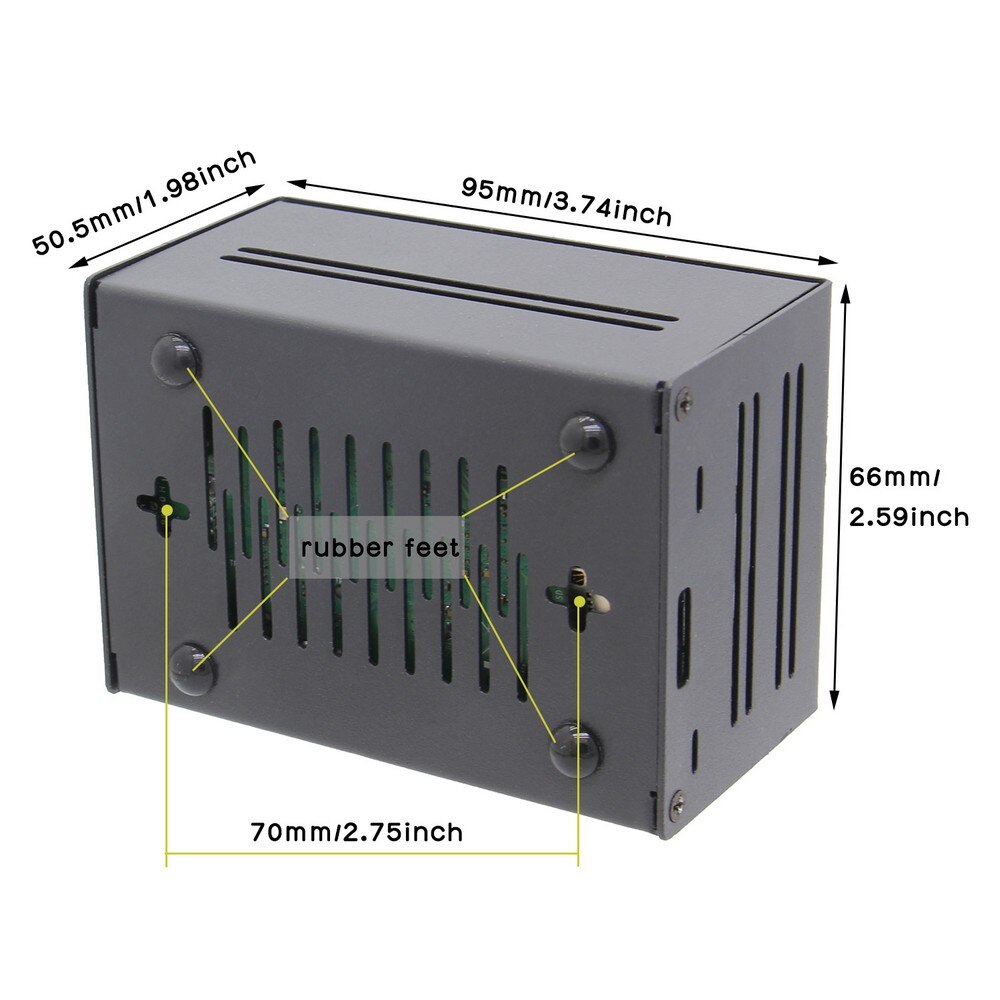 Raspberry Pi Low-profile CPU Cooler  ICE Tower Cooler with Metal Case for Raspberry Pi 4B customize