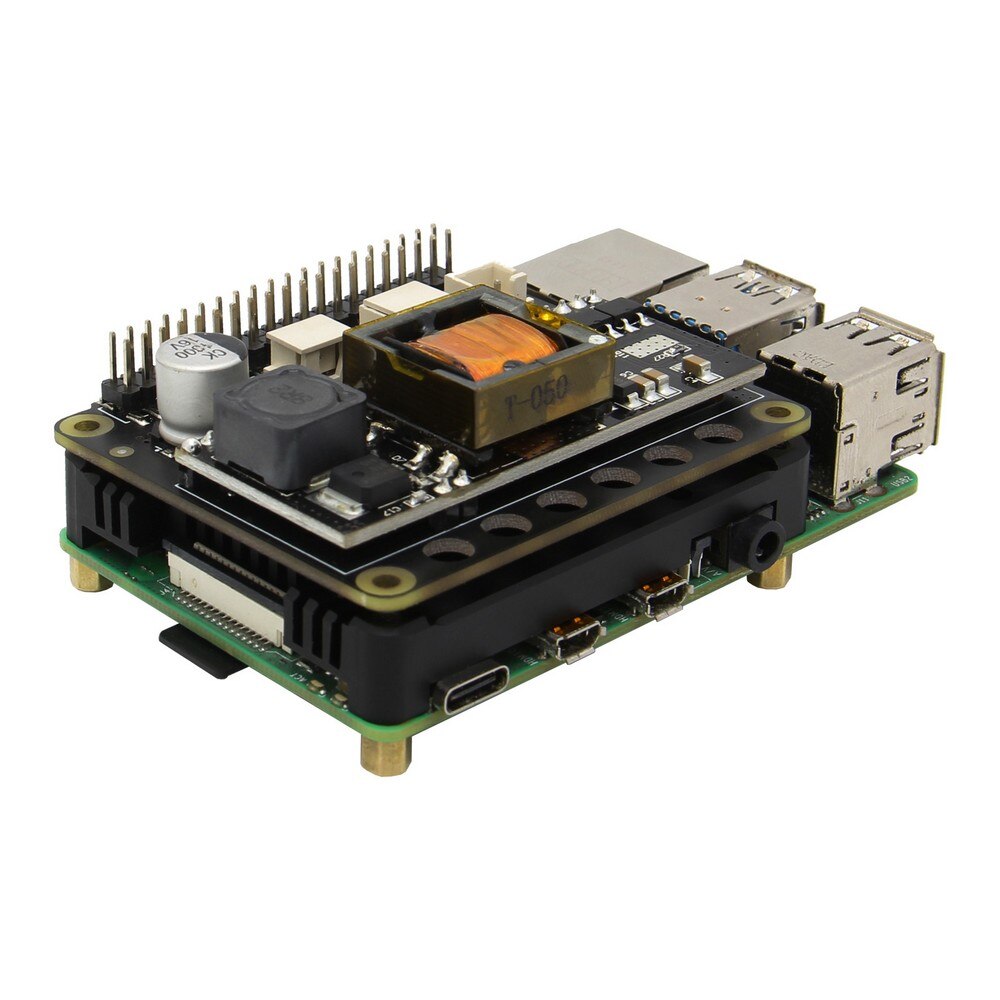 Raspberry Pi Power over Ethernet (PoE) Power Supply Module,X765 802.3at POE HAT Expansion Board for Raspberry Pi 4 Model B / 3B+ customize