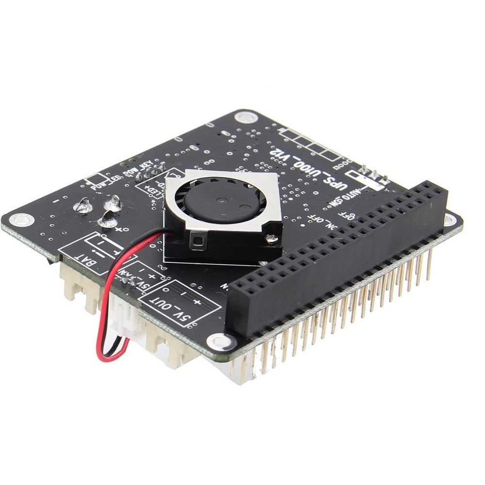 Raspberry Pi U100 18650 UPS HAT ，compatible Raspberry Pi 4 Model B / 3B+ / 3B / 2B /B+ / 3A+ customize