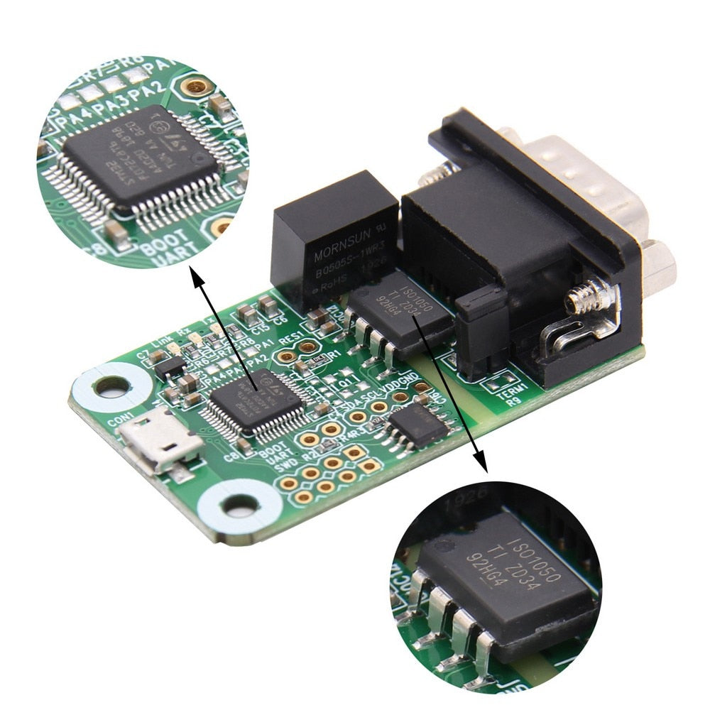 Raspberry Pi USB to CAN Converter Module/ Adapter for 4B/ 3B+/ 3B / 2B Zero/Zero W customize