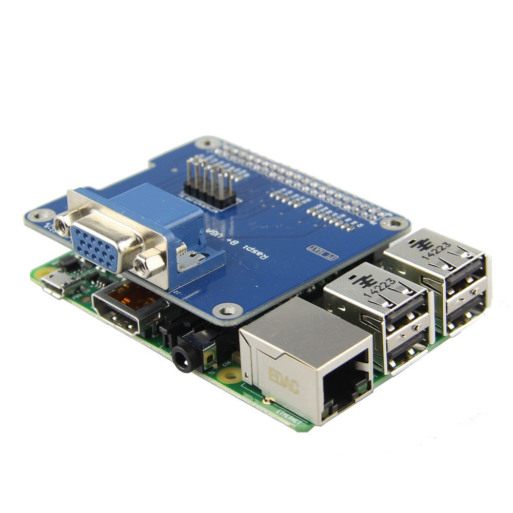 Raspberry Pi VGA Adapter Board | GPIO To VGA Module Shield for Raspberry Pi 4 Model B / 3B/2B / B+ customize