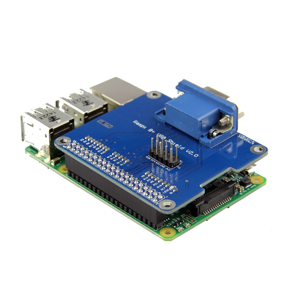 Raspberry Pi VGA Adapter Board | GPIO To VGA Module Shield for Raspberry Pi 4 Model B / 3B/2B / B+ customize