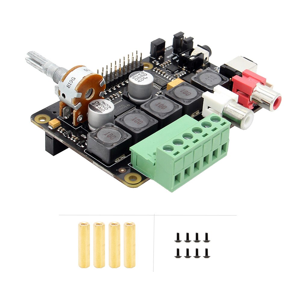 Raspberry Pi X400 I2S Audio Expansion Board Sound Card, DAC Module for Raspberry Pi 4 Model B/3B+/ 3B / Pi 2B / B+ customize