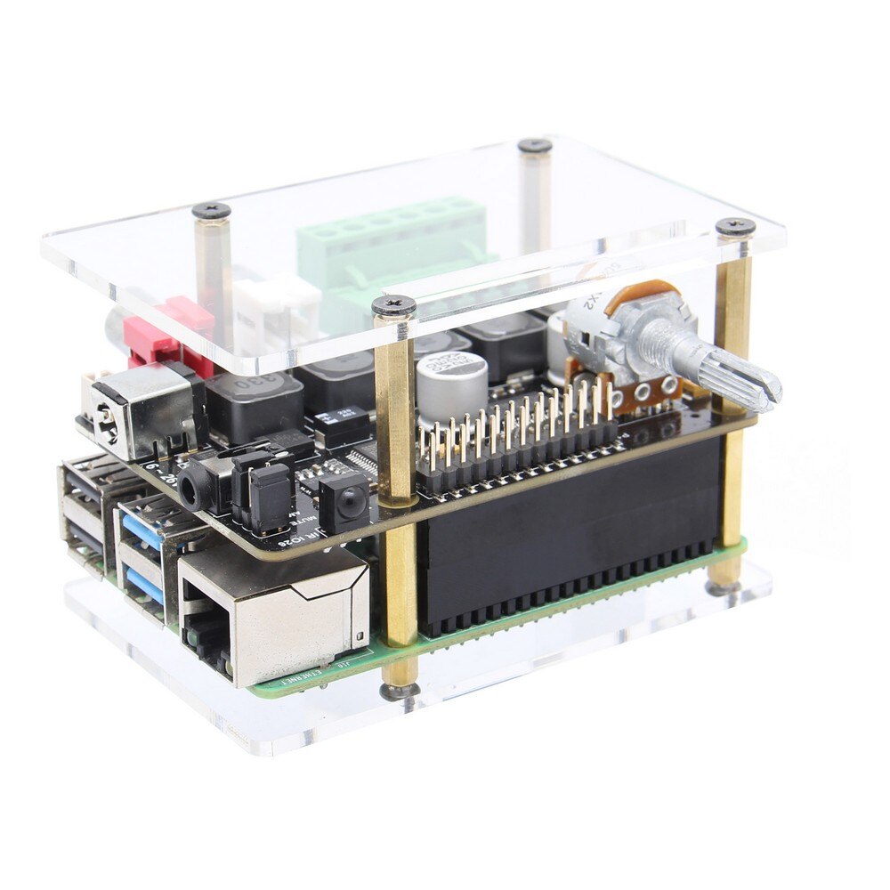 Raspberry Pi X400 I2S Audio Expansion Board Sound Card, DAC Module for Raspberry Pi 4 Model B/3B+/ 3B / Pi 2B / B+ customize