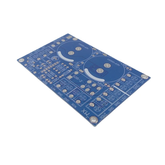 Custom Rectification and filtering power supply with speaker protection integrated rear power amplifier board PCB empty board