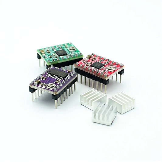 Custom Reprap Stepper Driver A4988 DRV8825 Stepper Motor Driver Module +Heat Sink