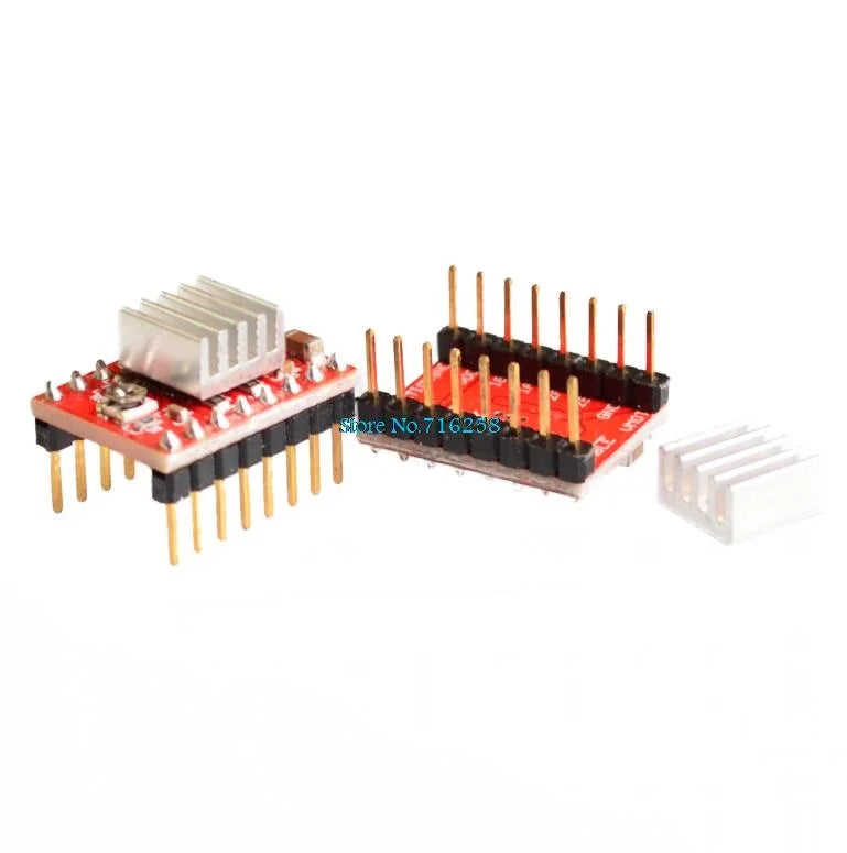Custom Reprap Stepper Driver A4988 DRV8825 Stepper Motor Driver Module +Heat Sink