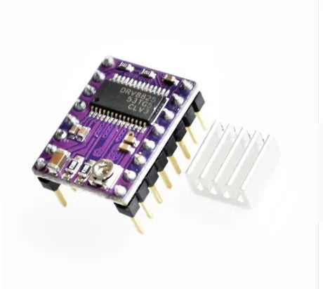 Custom Reprap Stepper Driver A4988 DRV8825 Stepper Motor Driver Module +Heat Sink