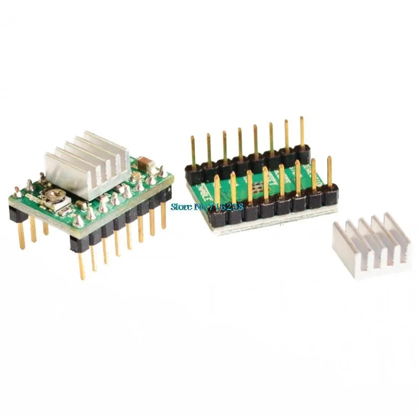 Custom Reprap Stepper Driver A4988 DRV8825 Stepper Motor Driver Module +Heat Sink