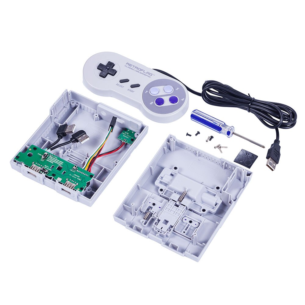 Retroflag SUPERPI Case NESPI UCase Console with USB Game Controller Kit For Raspberry Pi 3 Model B+(Plus)/3B/2B/B+ customize