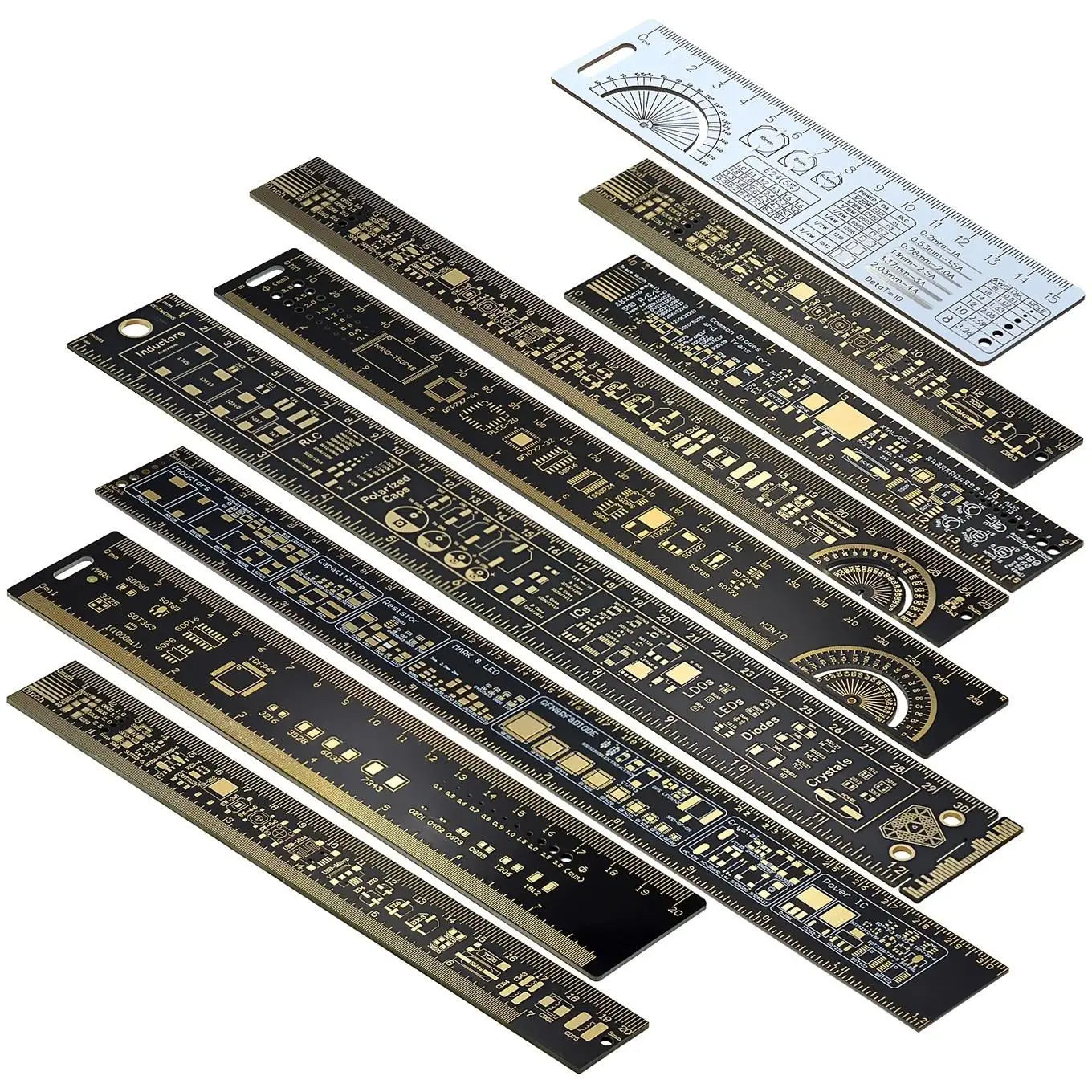 Custom Ruler PCB ruler engineering PCB package unit 15CM 20CM 25CM 30CM