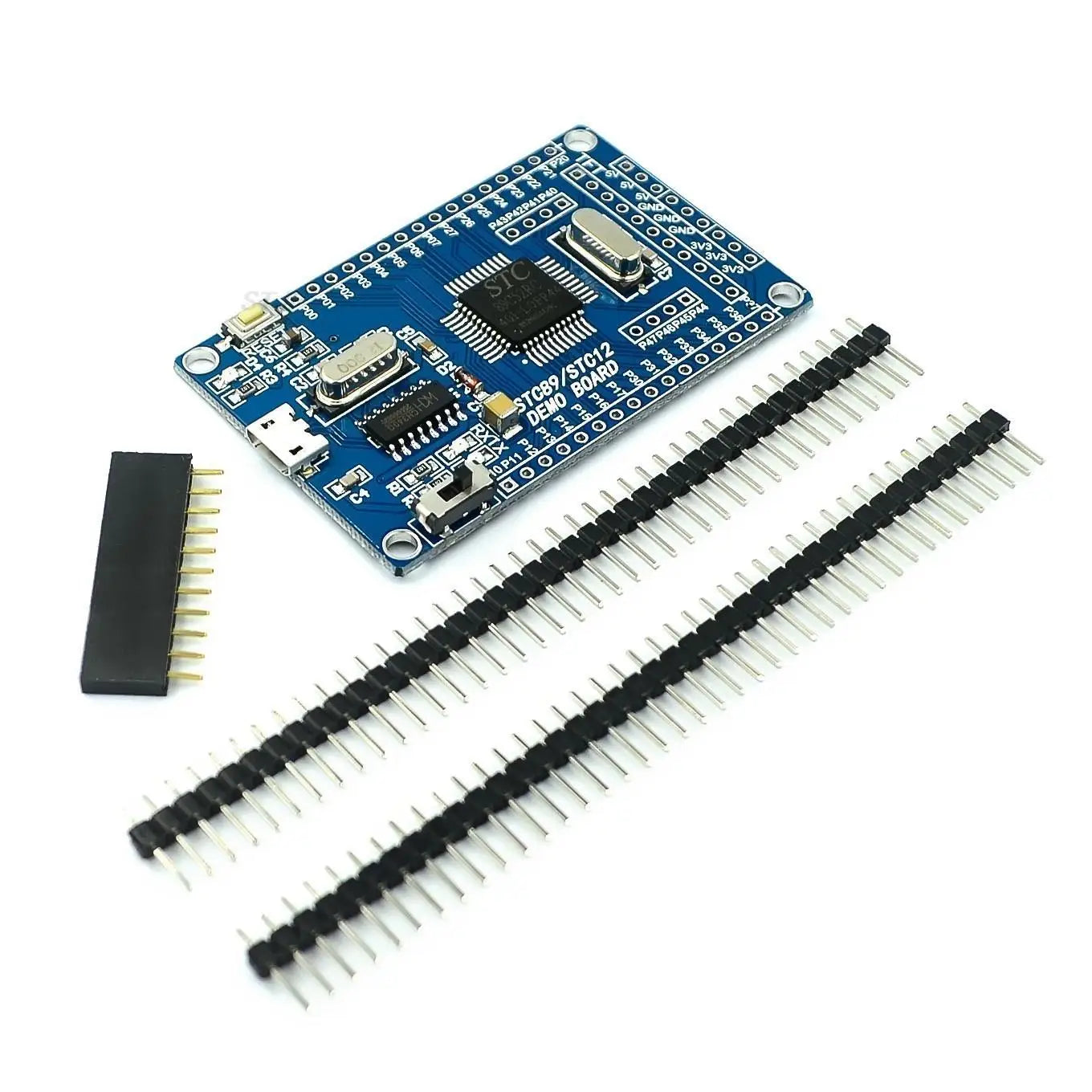 Custom  51 Microcontroller 51 small system board For STC89C52 STC51 System Development Board