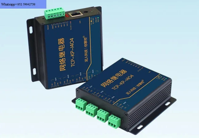 Electronic 4-way TCPI Relay Remote Control IO Outputs 4 Inputs Industrial Grade