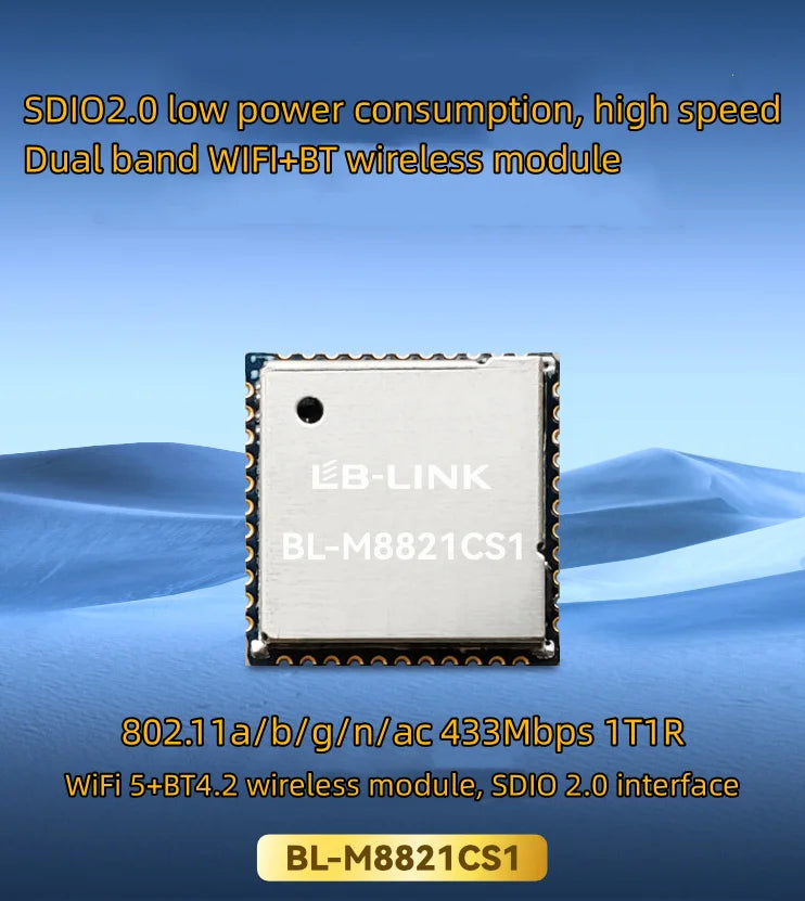 Custom RTL8821CS wireless module dual band 5G Bluetooth BT projector player wifi module BL-M8821CS1