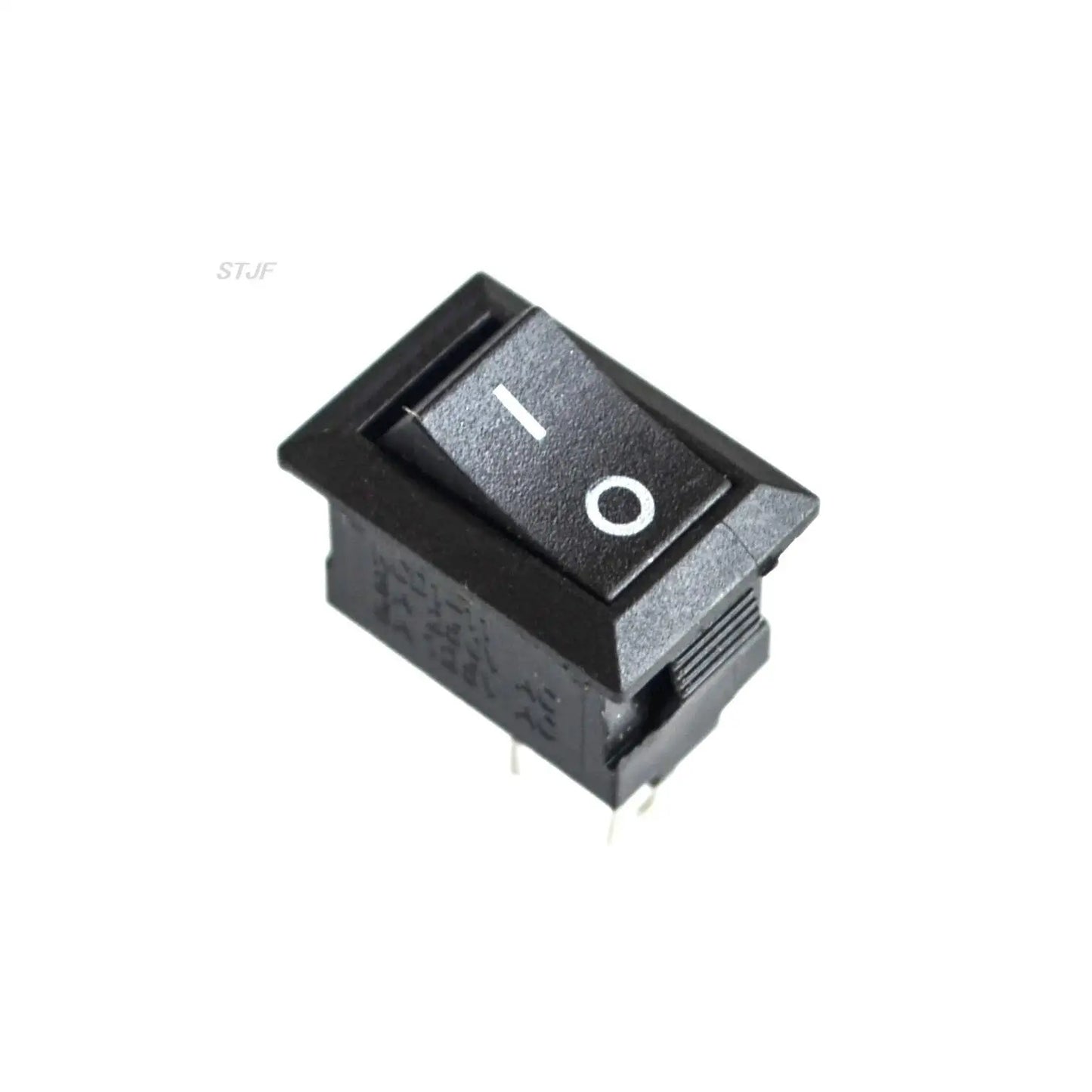 Custom 10pcs ON / OFF Rocker Switch, 117S 2-Pin 250V3A 125V6A ON-OFF Black Plastic 2 Pin