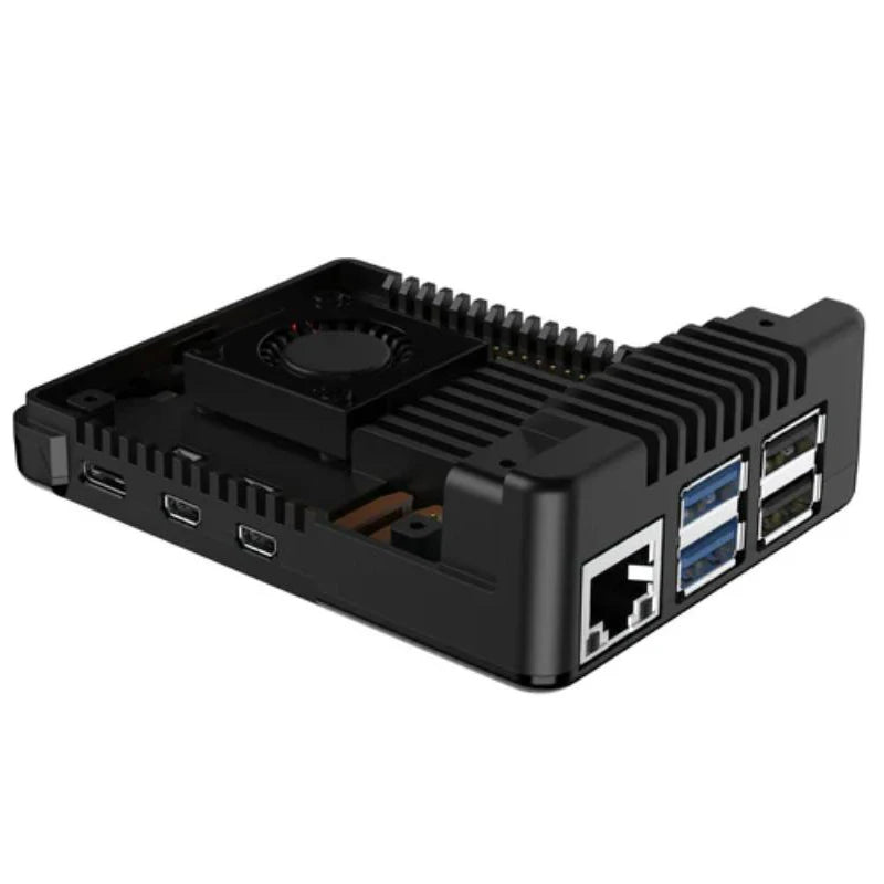Argon NEO 5 Raspberry Pi 5 Aluminum Alloy Housing Argon NEO 5 Radiator with PWM Turbo Speed Control Cooling Fan