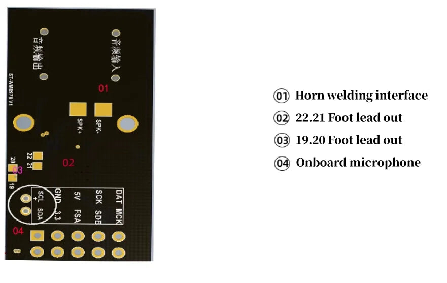 Custom Audio Module MP3 Music Player I2S Audio Decoding Development MP3 Learning Pole WM8978