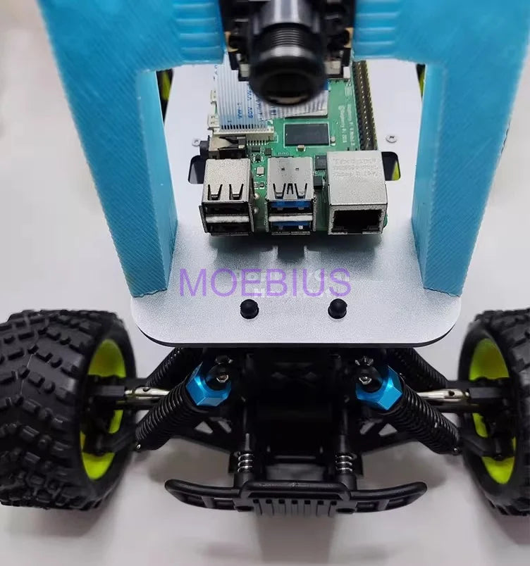 Donkeycar Raspberry Pi 5 4WD ROS Auto-driving AI Visual Tracking and Obstacle Avoidance Artificial Intelligence Car Jetbot