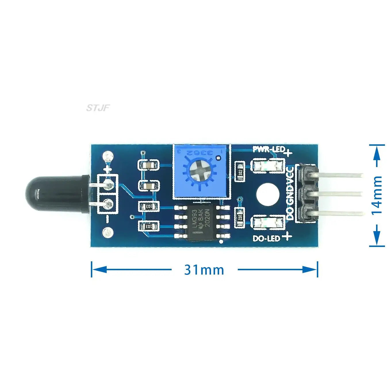 Custom IR Flame Sensor Module Detector Smartsense For Temperature Detecting Suitable    Wholesale