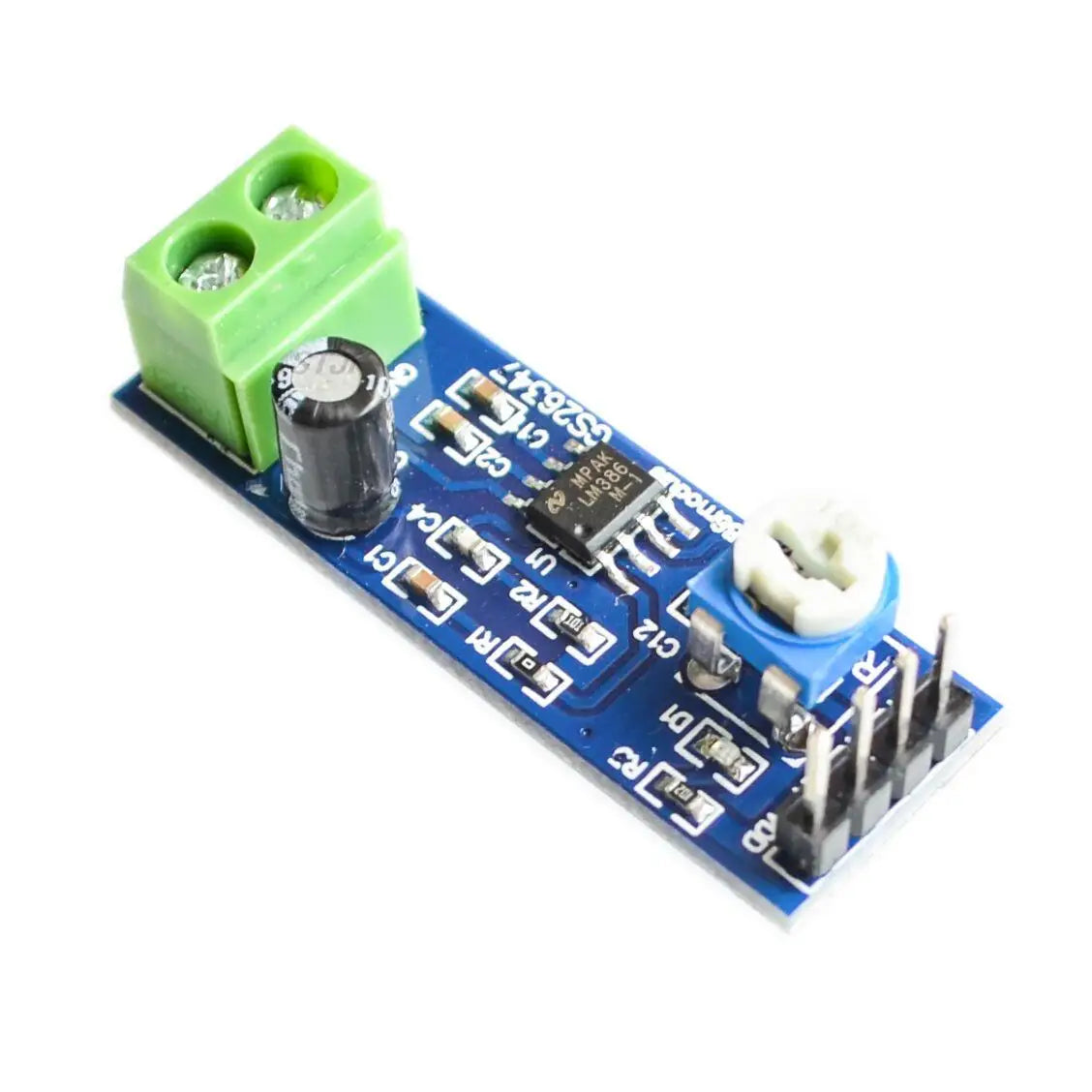 Custom LM386 Audio Amplifier Module 200 Times 5V-12V Input 10K Adjustable Resistance    Dropshipping