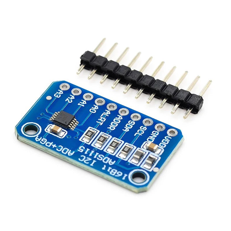Custom 16 Bit I2C ADS1115 Module ADC 4 Channel with Pro Gain Amplifier