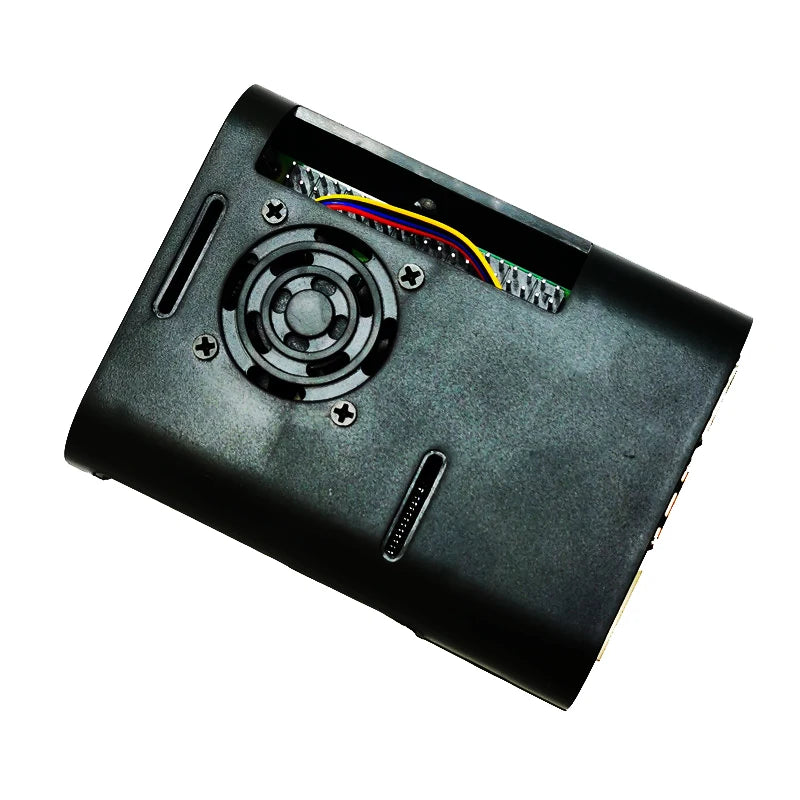 Raspberry Pi 5 ABS Case injection molded shell box 4-pin cooling fan JST PWM speed control active cooling cooler