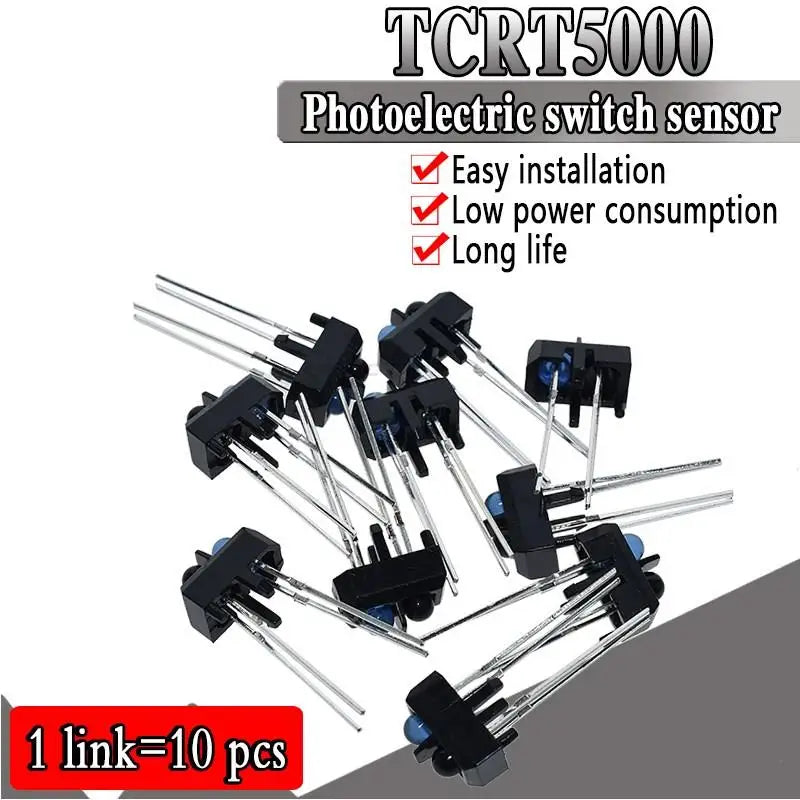 Custom 10PCS TCRT5000L TCRT5000 Reflective Optical Sensor Infrared IR Photoelectric Switch WAVGAT