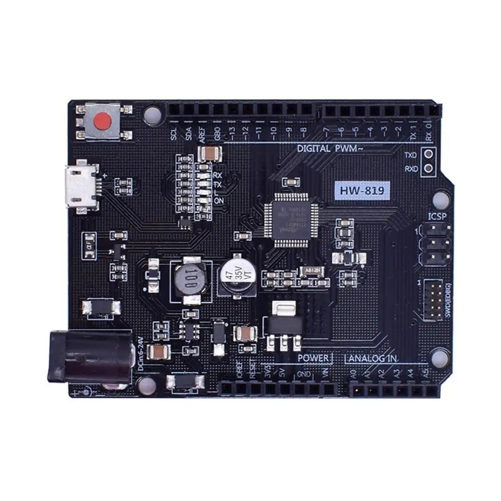 Custom SAMD21 M0. 32-bit ARM Cortex M0 core. Compatible for Arduino Zero Development board