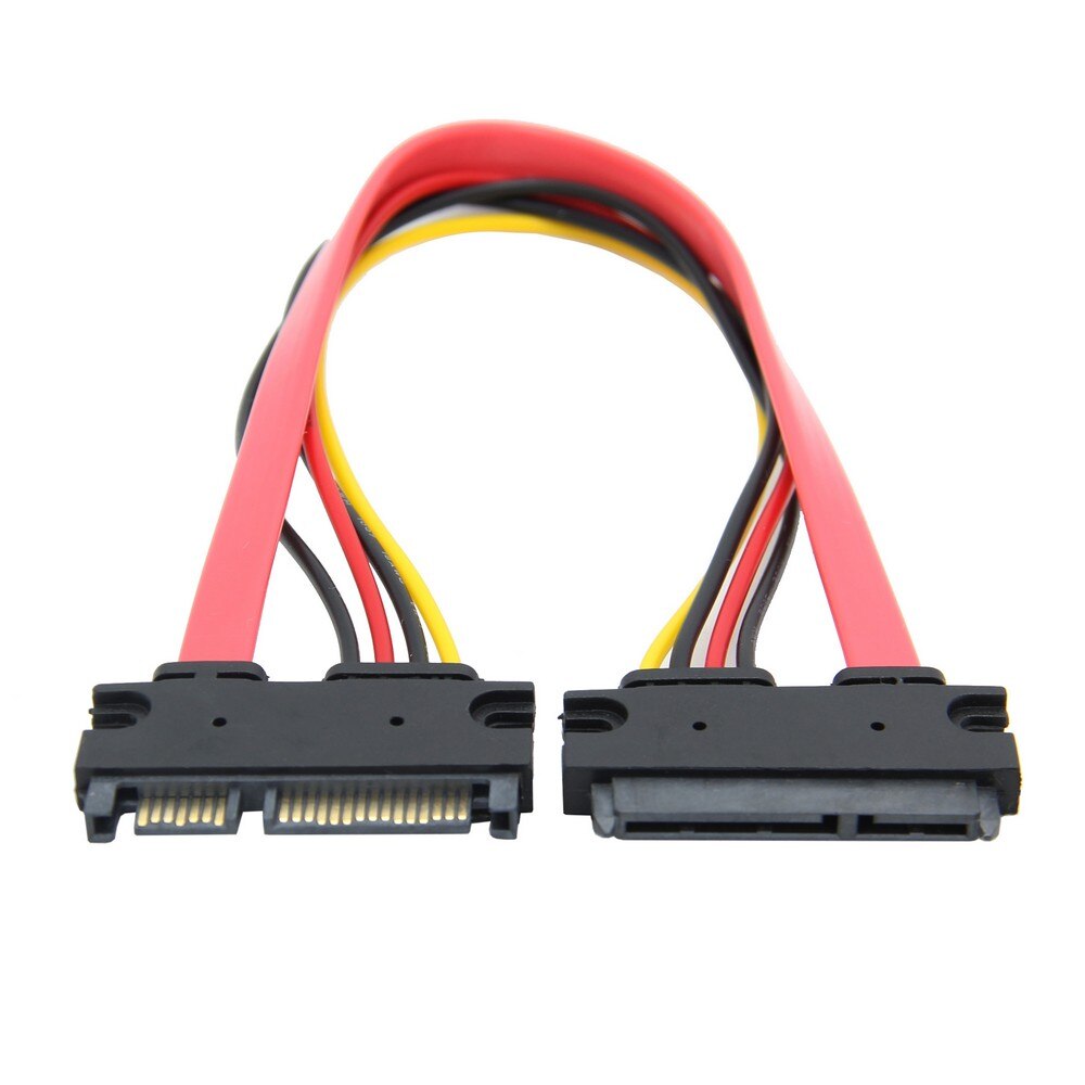 SATA 7+15pin male to female HDD power extension cable（30.0cm）for X880 V1.1 Dual SATA Gen3 HDD Shield customize