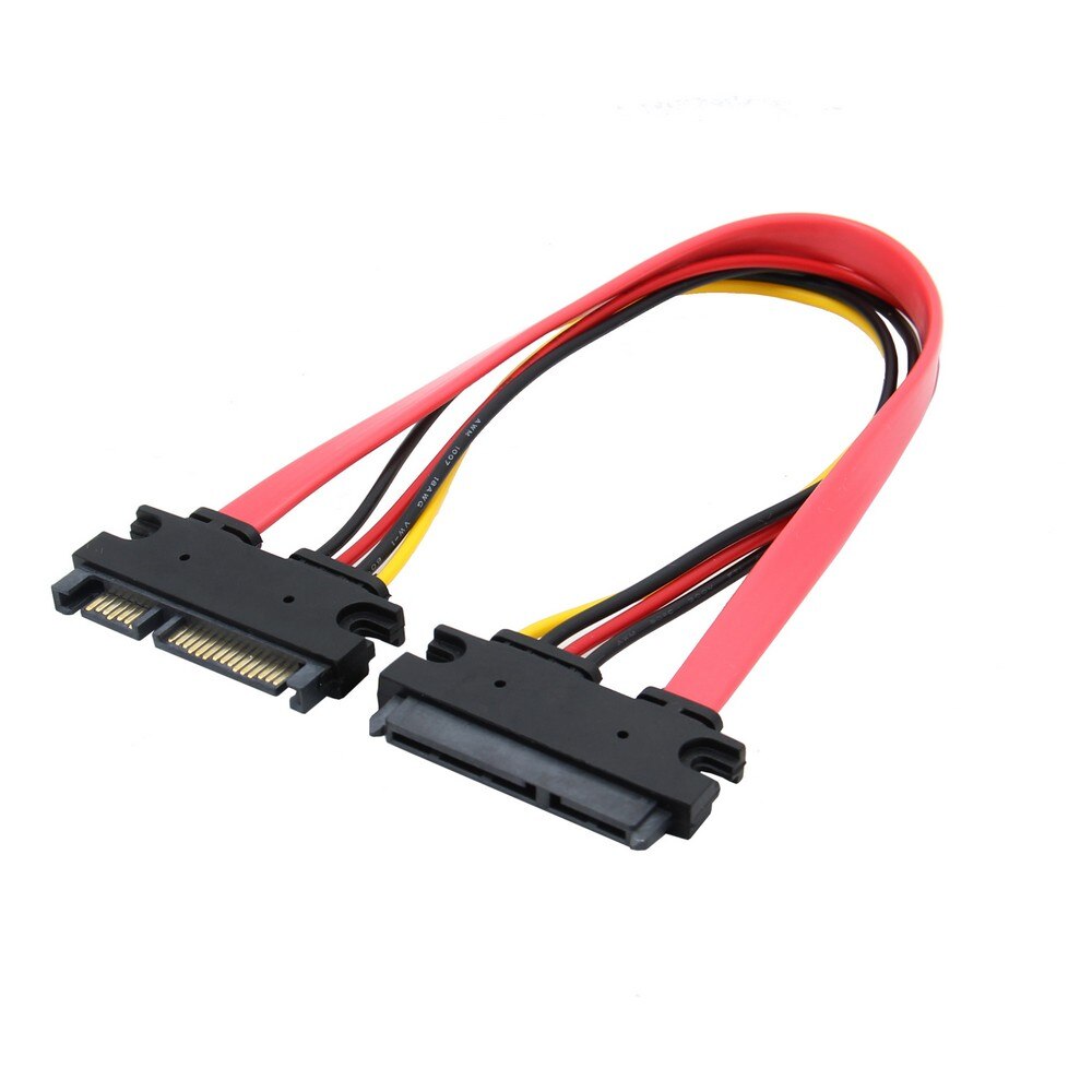 SATA 7+15pin male to female HDD power extension cable（30.0cm）for X880 V1.1 Dual SATA Gen3 HDD Shield customize