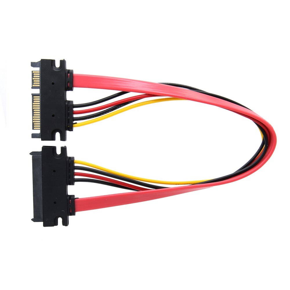 SATA 7+15pin male to female HDD power extension cable（30.0cm）for X880 V1.1 Dual SATA Gen3 HDD Shield customize