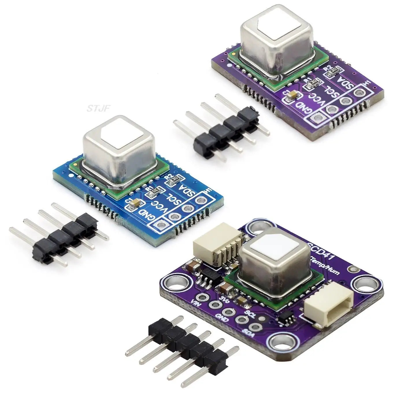 Custom SCD40 SCD41 gas sensor module detects CO2 carbon dioxide temper ...