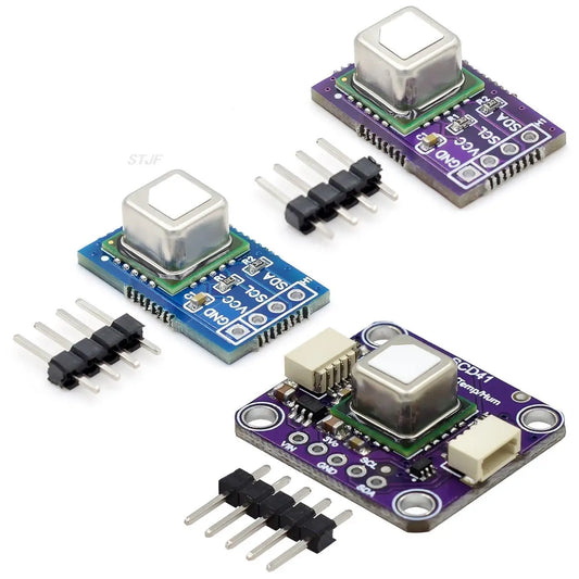 Custom SCD40 SCD41 gas sensor module detects CO2 carbon dioxide temperature and humidity in one sensor I2C communication