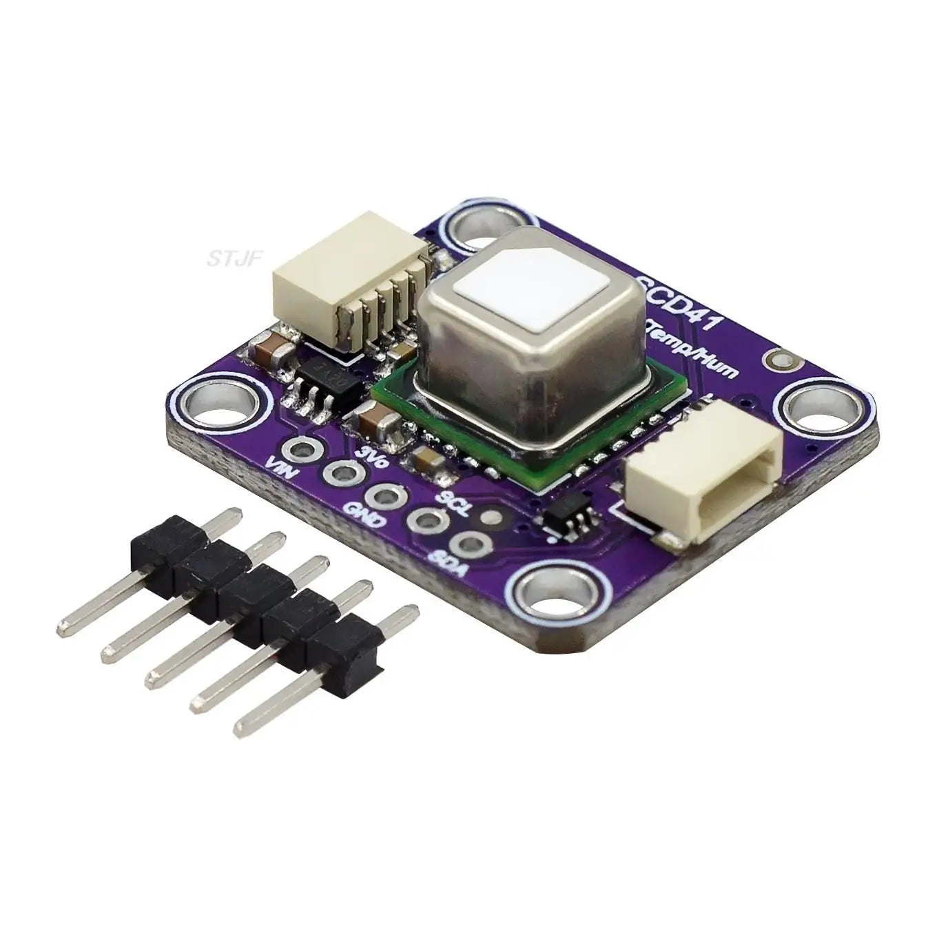 Custom SCD40 SCD41 gas sensor module detects CO2 carbon dioxide temperature and humidity in one sensor I2C communication