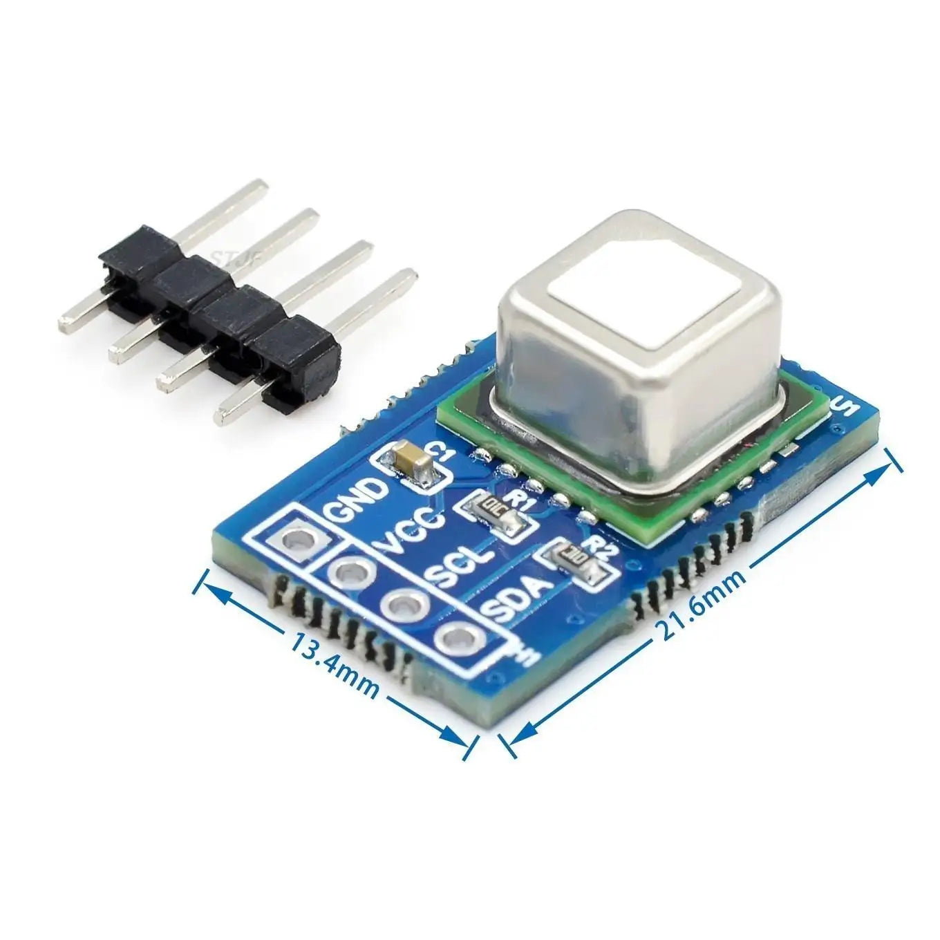 Custom SCD40 SCD41 gas sensor module detects CO2 carbon dioxide temperature and humidity in one sensor I2C communication