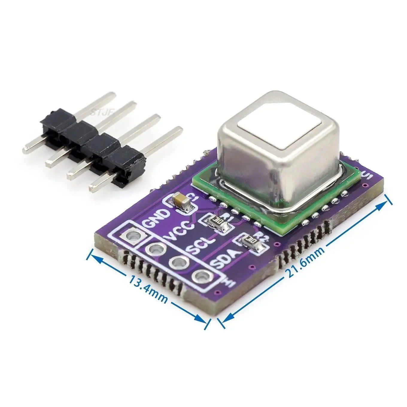 Custom SCD40 SCD41 gas sensor module detects CO2 carbon dioxide temperature and humidity in one sensor I2C communication