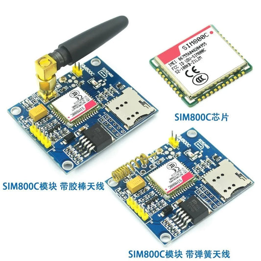 Custom SIM800C module SMS data can be used instead of global SIM900A development board