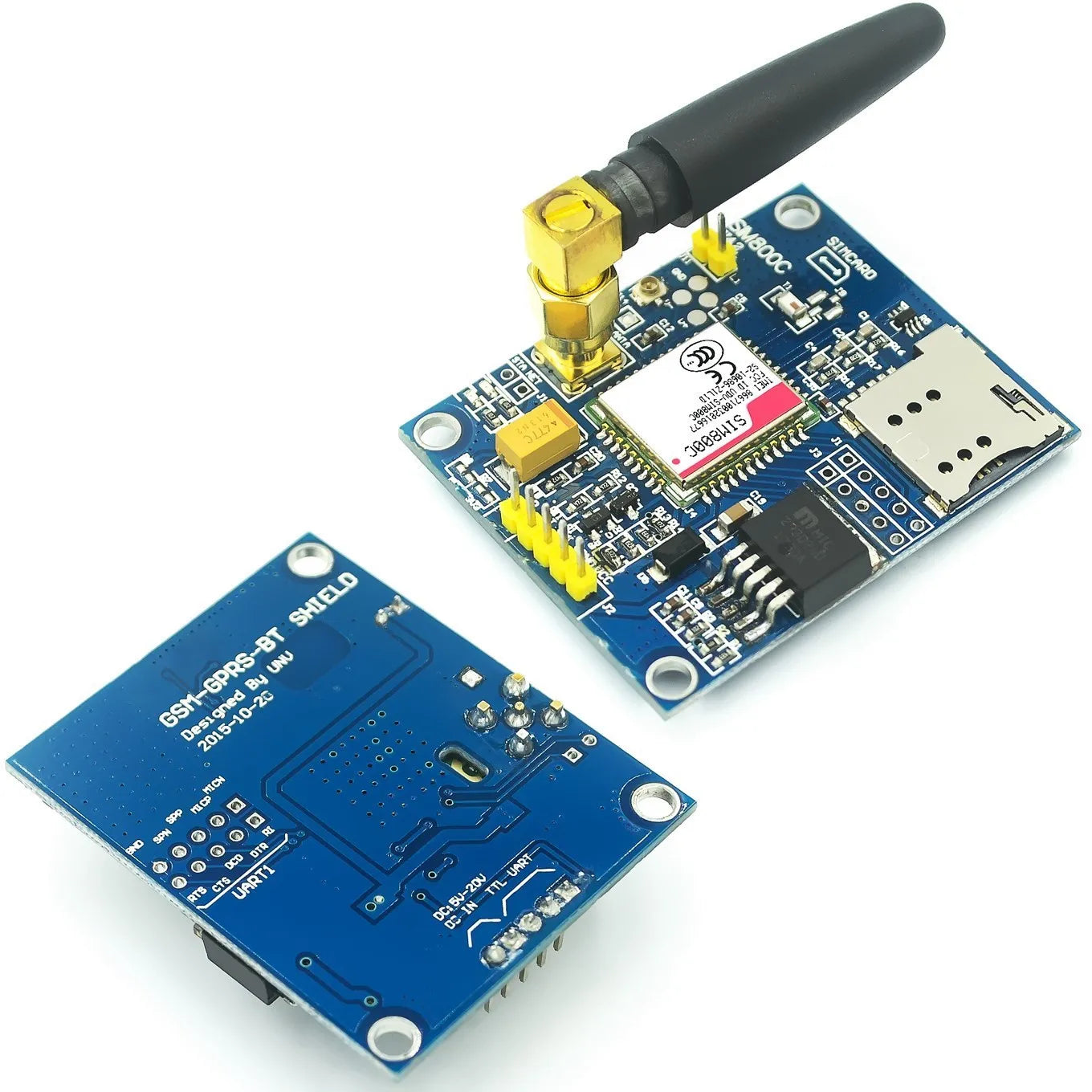 Custom SIM800C module SMS data can be used instead of global SIM900A development board