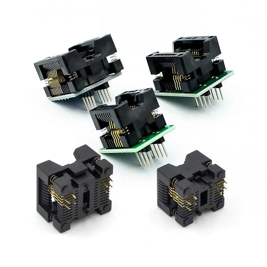 Custom SOP16 to DIP8 Wide-body Seat Wide 150mil 200mil 208mil 209mil 300mil Programmer SOP8 Adapter Socket for EZP2010 EZP2013 CH341