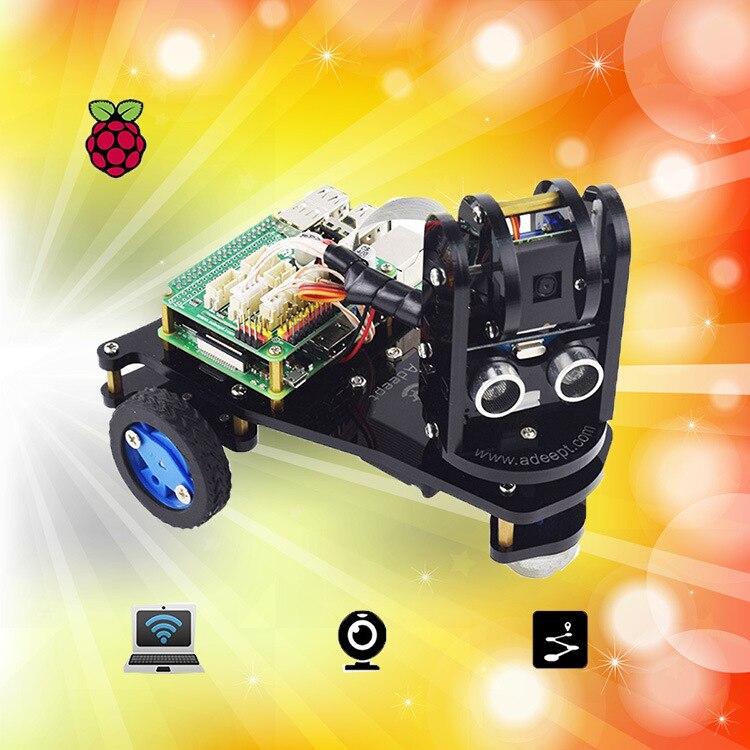 STEAM Educational Robot PiCar-A WiFi 3wd Smart Machine Car Kit customize