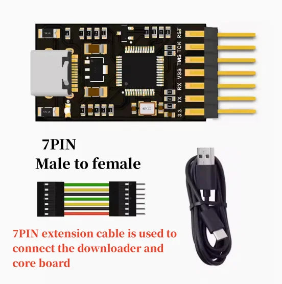 Custom downloader, STLink downloader V2.1, supports serial STM32 debugger and simulation STLink